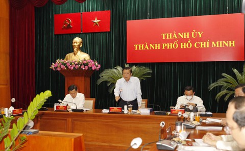Trưởng Ban Nội chính Trung ương chỉ đạo đẩy nhanh việc xử lý các vụ án lớn tại TP.HCM - Ảnh 1. Trưởng Ban Nội chính Trung ương chỉ đạo đẩy nhanh việc xử lý các vụ án lớn tại TP.HCM - Ảnh 1.