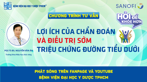 Chương trình tư vấn: Lợi ích của chẩn đoán và điều trị sớm triệu chứng đường tiểu dưới - Ảnh 3. Chương trình tư vấn: Lợi ích của chẩn đoán và điều trị sớm triệu chứng đường tiểu dưới - Ảnh 3.