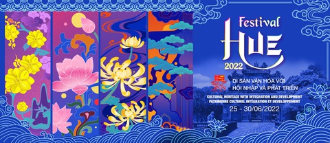 Poster chính thức của Festival Huế 2022 là 4 mùa hoa - Ảnh 1. Poster chính thức của Festival Huế 2022 là 4 mùa hoa - Ảnh 1.