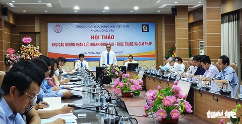 Nguồn nhân lực ngành đóng tàu trước nguy cơ ‘chạm đáy’ - Ảnh 1. Nguồn nhân lực ngành đóng tàu trước nguy cơ ‘chạm đáy’ - Ảnh 1.