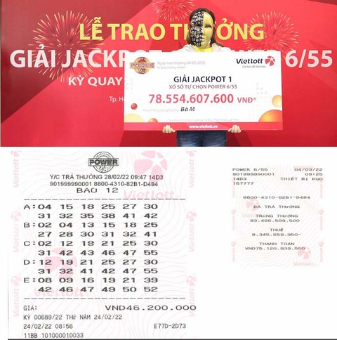 Chuyện thú vị về những Jackpot hàng chục tỉ đồng năm 2022 - Ảnh 4. Chuyện thú vị về những Jackpot hàng chục tỉ đồng năm 2022 - Ảnh 4.