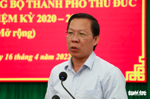 Chủ tịch Phan Văn Mãi gợi ý cho TP Thủ Đức thực thi nhanh cơ chế đặc thù - Ảnh 1. Chủ tịch Phan Văn Mãi gợi ý cho TP Thủ Đức thực thi nhanh cơ chế đặc thù - Ảnh 1.