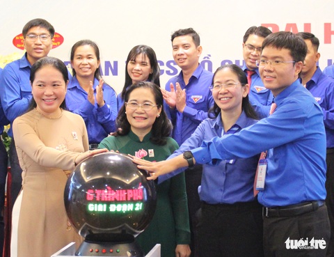 Anh Nguyễn Đăng Khoa tái đắc cử bí thư Đoàn khối Dân - Chính - Đảng TP.HCM - Ảnh 8. Anh Nguyễn Đăng Khoa tái đắc cử bí thư Đoàn khối Dân - Chính - Đảng TP.HCM - Ảnh 8.