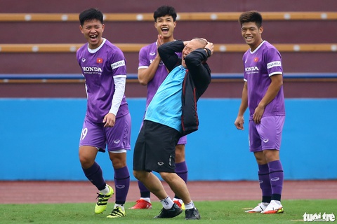 Cầu thủ U23 Việt Nam chuẩn bị cho trận giao hữu với U20 Hàn Quốc - Ảnh 2. Cầu thủ U23 Việt Nam chuẩn bị cho trận giao hữu với U20 Hàn Quốc - Ảnh 2.