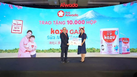 Aiwado chung tay cùng sứ mệnh nâng cao tầm vóc trẻ em Việt Nam - Ảnh 1. Aiwado chung tay cùng sứ mệnh nâng cao tầm vóc trẻ em Việt Nam - Ảnh 1.