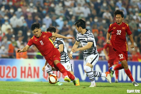 U23 Việt Nam nhận lời khen từ U20 Hàn Quốc - Ảnh 1. U23 Việt Nam nhận lời khen từ U20 Hàn Quốc - Ảnh 1.