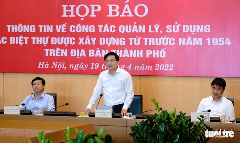 Hà Nội tạm dừng bán 600 biệt thự cũ - Ảnh 1. Hà Nội tạm dừng bán 600 biệt thự cũ - Ảnh 1.