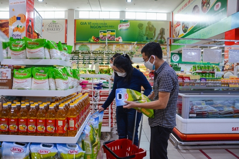 Satra ra mắt sản phẩm gạo ST25 lúa - tôm - Ảnh 1. Satra ra mắt sản phẩm gạo ST25 lúa - tôm - Ảnh 1.