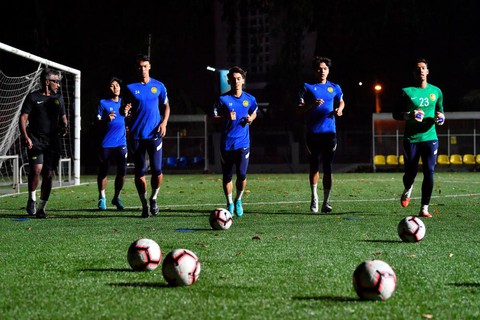 Nhiều đội chưa chịu trả người, U23 Malaysia tập luyện chỉ với... 5 cầu thủ - Ảnh 1. Nhiều đội chưa chịu trả người, U23 Malaysia tập luyện chỉ với... 5 cầu thủ - Ảnh 1.