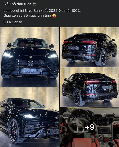 Đại lý tư nhân chào bán Lamborghini Urus giá hơn 20 tỉ đồng, cao gần gấp đôi xe chính hãng - Ảnh 1. Đại lý tư nhân chào bán Lamborghini Urus giá hơn 20 tỉ đồng, cao gần gấp đôi xe chính hãng - Ảnh 1.