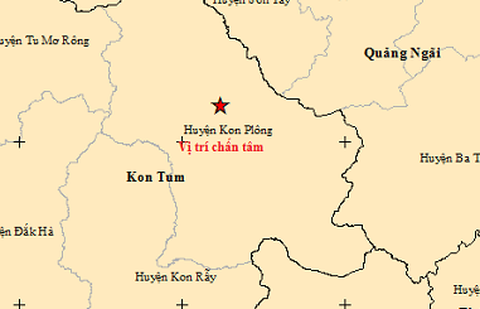 Rạng sáng 21-4, Kon Tum lại xảy ra liên tiếp 3 trận động đất - Ảnh 1. Rạng sáng 21-4, Kon Tum lại xảy ra liên tiếp 3 trận động đất - Ảnh 1.