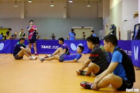 Bóng bàn Việt Nam tập ngày 3 ca, thực hiện mục tiêu giành 2 huy chương vàng SEA Games 31 - Ảnh 1. Bóng bàn Việt Nam tập ngày 3 ca, thực hiện mục tiêu giành 2 huy chương vàng SEA Games 31 - Ảnh 1.