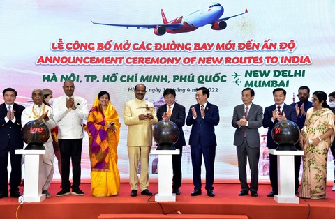 Vietjet mở thêm các đường bay thẳng giữa Việt Nam - Ấn Độ - Ảnh 1. Vietjet mở thêm các đường bay thẳng giữa Việt Nam - Ấn Độ - Ảnh 1.