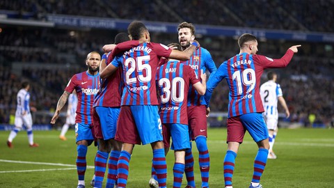 Mất 3 hậu vệ vì chấn thương, Barca vẫn chật vật đánh bại Sociedad - Ảnh 1. Mất 3 hậu vệ vì chấn thương, Barca vẫn chật vật đánh bại Sociedad - Ảnh 1.