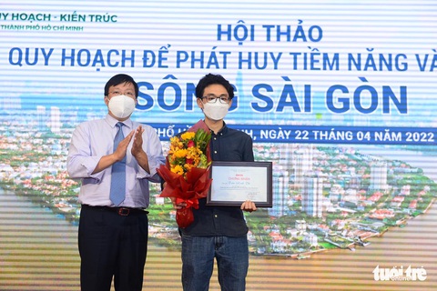 Trao giải cuộc thi Hiến kế phát triển sông Sài Gòn - Ảnh 1. Trao giải cuộc thi Hiến kế phát triển sông Sài Gòn - Ảnh 1.