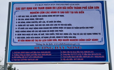 Thành phố Sầm Sơn phạt nguội hành vi chặt chém, chèn ép du khách - Ảnh 2. Thành phố Sầm Sơn phạt nguội hành vi chặt chém, chèn ép du khách - Ảnh 2.