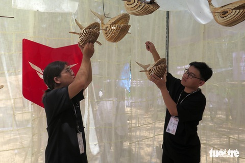 ‘Kiến’ trẻ sáng tạo những mô hình kiến trúc ‘không giới hạn’ - Ảnh 1. ‘Kiến’ trẻ sáng tạo những mô hình kiến trúc ‘không giới hạn’ - Ảnh 1.