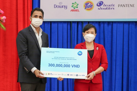 P&G Việt Nam hỗ trợ cho trẻ em mồ côi do dịch COVID-19 tại Bình Dương - Ảnh 1. P&G Việt Nam hỗ trợ cho trẻ em mồ côi do dịch COVID-19 tại Bình Dương - Ảnh 1.