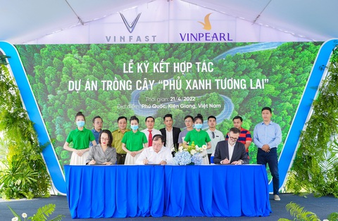 VinFast khởi động dự án trồng rừng “Phủ xanh tương lai” - Ảnh 1. VinFast khởi động dự án trồng rừng “Phủ xanh tương lai” - Ảnh 1.
