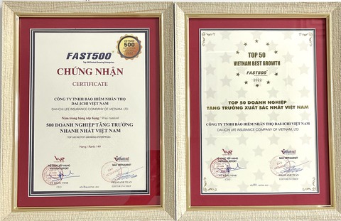Dai-ichi Life Việt Nam vào Top 50 Doanh nghiệp tăng trưởng xuất sắc nhất Việt Nam - Ảnh 2. Dai-ichi Life Việt Nam vào Top 50 Doanh nghiệp tăng trưởng xuất sắc nhất Việt Nam - Ảnh 2.