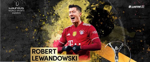 Lewandowski nhận giải thành tích xuất sắc của Oscar thể thao - Ảnh 1. Lewandowski nhận giải thành tích xuất sắc của Oscar thể thao - Ảnh 1.