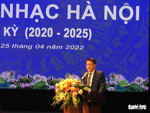 NSND Nguyễn Quang Vinh làm chủ tịch Hội Âm nhạc Hà Nội - Ảnh 1. NSND Nguyễn Quang Vinh làm chủ tịch Hội Âm nhạc Hà Nội - Ảnh 1.
