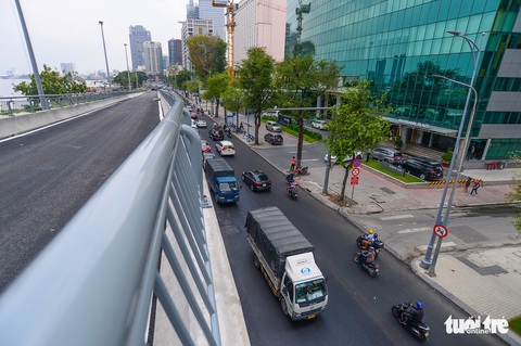 Ngày 28-4, cầu Thủ Thiêm 2 sẽ nối nhịp - Ảnh 9. Ngày 28-4, cầu Thủ Thiêm 2 sẽ nối nhịp - Ảnh 9.