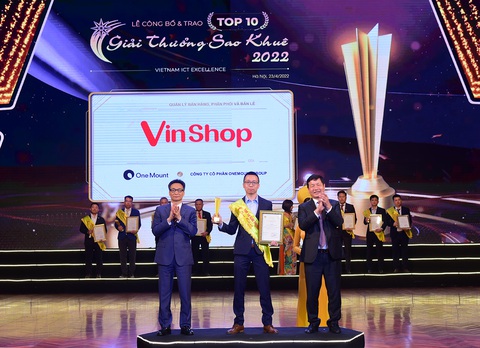 One Mount nhận giải thưởng cao nhất Sao Khuê 2022 - Ảnh 1. One Mount nhận giải thưởng cao nhất Sao Khuê 2022 - Ảnh 1.