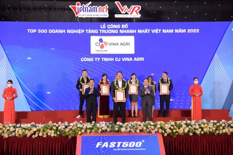CJ VINA AGRI vinh dự nhận giải thưởng FAST500 - Ảnh 2. CJ VINA AGRI vinh dự nhận giải thưởng FAST500 - Ảnh 2.