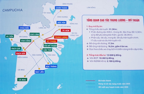 Khánh thành cao tốc Trung Lương - Mỹ Thuận sau 13 năm khởi công - Ảnh 4. Khánh thành cao tốc Trung Lương - Mỹ Thuận sau 13 năm khởi công - Ảnh 4.