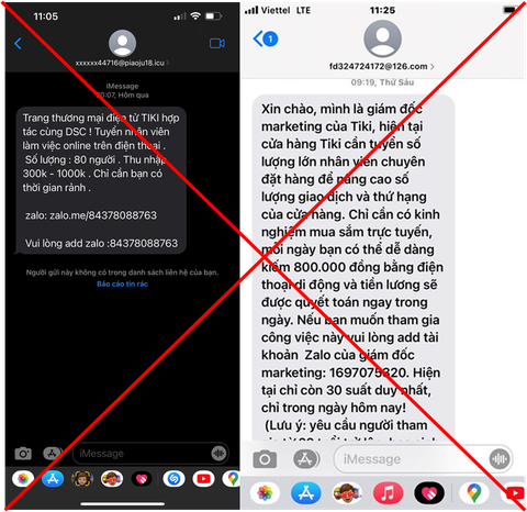 Các sàn thương mại điện tử cảnh báo hiện tượng mạo danh, lừa đảo tuyển dụng - Ảnh 2. Các sàn thương mại điện tử cảnh báo hiện tượng mạo danh, lừa đảo tuyển dụng - Ảnh 2.
