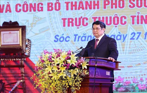 Thủ tướng Phạm Minh Chính dự lễ 30 năm tái lập tỉnh Sóc Trăng - Ảnh 2. Thủ tướng Phạm Minh Chính dự lễ 30 năm tái lập tỉnh Sóc Trăng - Ảnh 2.