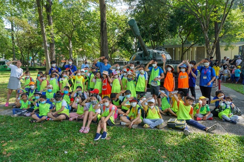 Bảo tàng, di tích nhộn nhịp đón khách nhí những ngày tháng 4 - Ảnh 1. Bảo tàng, di tích nhộn nhịp đón khách nhí những ngày tháng 4 - Ảnh 1.