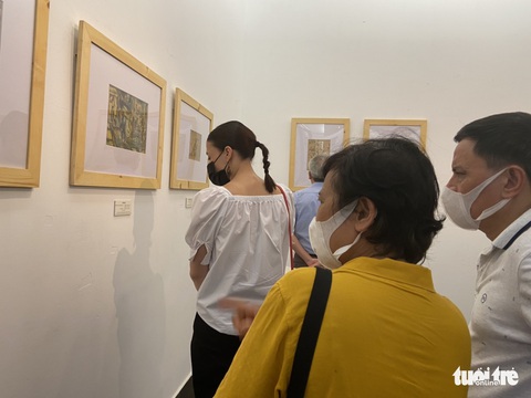 Ký họa kháng chiến miền Nam từ TP.HCM ra Hà Nội - Ảnh 1. Ký họa kháng chiến miền Nam từ TP.HCM ra Hà Nội - Ảnh 1.
