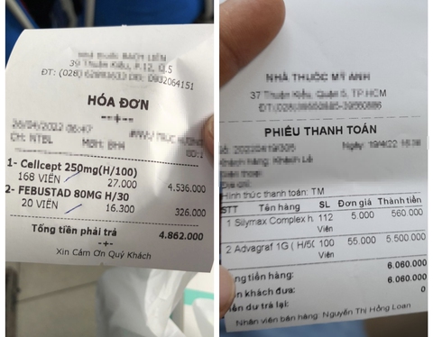 Bệnh nhân ghép thận đã tự chi tiền mua thuốc bên ngoài có được hoàn trả? - Ảnh 1. Bệnh nhân ghép thận đã tự chi tiền mua thuốc bên ngoài có được hoàn trả? - Ảnh 1.