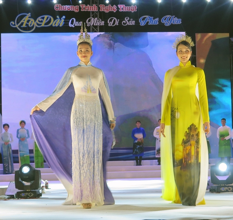 Ngắm các hoa hậu, á hậu trong trang phục ‘áo dài qua miền di sản Phú Yên’ - Ảnh 6. Ngắm các hoa hậu, á hậu trong trang phục ‘áo dài qua miền di sản Phú Yên’ - Ảnh 6.