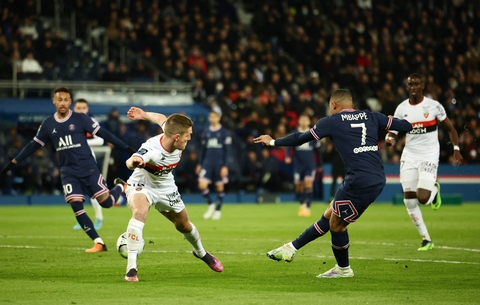 Messi, Neymar và Mbappe cùng ghi bàn giúp PSG thắng dễ - Ảnh 2. Messi, Neymar và Mbappe cùng ghi bàn giúp PSG thắng dễ - Ảnh 2.