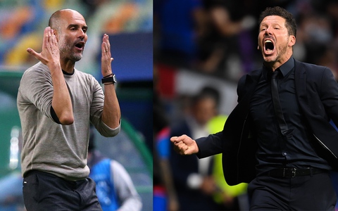 Tứ kết lượt đi Champions League: Đấu trí Guardiola - Simeone - Ảnh 1. Tứ kết lượt đi Champions League: Đấu trí Guardiola - Simeone - Ảnh 1.
