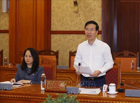 Ông Võ Văn Thưởng: Khẩn trương điều tra, xử lý các vụ án dư luận quan tâm - Ảnh 1. Ông Võ Văn Thưởng: Khẩn trương điều tra, xử lý các vụ án dư luận quan tâm - Ảnh 1.
