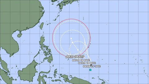 Cơn bão đầu tiên ở Tây Bắc Thái Bình Dương trong năm 2022 có đi vào Biển Đông? - Ảnh 1. Cơn bão đầu tiên ở Tây Bắc Thái Bình Dương trong năm 2022 có đi vào Biển Đông? - Ảnh 1.
