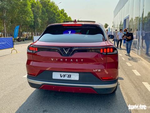 Chi tiết VinFast VF8 tại Việt Nam: Nhiều bất ngờ về hoàn thiện - Ảnh 4. Chi tiết VinFast VF8 tại Việt Nam: Nhiều bất ngờ về hoàn thiện - Ảnh 4.