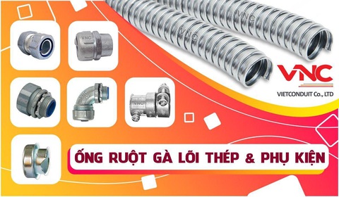 Các loại ống ruột gà luồn dây điện và phụ kiện Vietconduit đạt chuẩn quốc tế - Ảnh 1. Các loại ống ruột gà luồn dây điện và phụ kiện Vietconduit đạt chuẩn quốc tế - Ảnh 1.