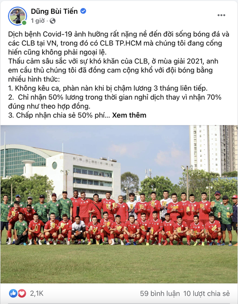 Cầu thủ bỏ tập ngày thứ 2 liên tiếp, đòi đối thoại với lãnh đạo CLB TP.HCM - Ảnh 2. Cầu thủ bỏ tập ngày thứ 2 liên tiếp, đòi đối thoại với lãnh đạo CLB TP.HCM - Ảnh 2.