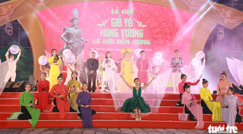 TP.HCM: Khai mạc Lễ hội Giỗ Tổ Hùng Vương 2022 - Ảnh 4. TP.HCM: Khai mạc Lễ hội Giỗ Tổ Hùng Vương 2022 - Ảnh 4.