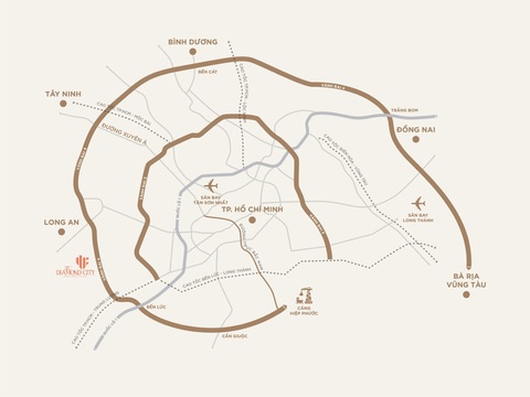 The Diamond City - Kết nối xuyên tâm 5 đô thị vệ tinh của TP.HCM - Ảnh 1. The Diamond City - Kết nối xuyên tâm 5 đô thị vệ tinh của TP.HCM - Ảnh 1.