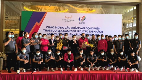 Đối thủ đầu tiên của U23 Việt Nam đã có mặt tại Phú Thọ - Ảnh 1. Đối thủ đầu tiên của U23 Việt Nam đã có mặt tại Phú Thọ - Ảnh 1.
