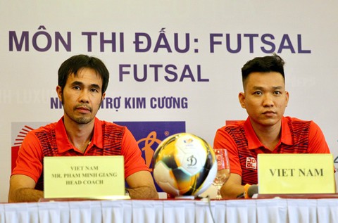 Futsal Việt Nam đặt mục tiêu HCV SEA Games 31 - Ảnh 1. Futsal Việt Nam đặt mục tiêu HCV SEA Games 31 - Ảnh 1.