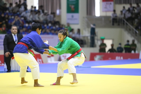 Kurash và bóng ném bãi biển đoạt 5 huy chương vàng cho Việt Nam trong ngày 10-5 - Ảnh 14. Kurash và bóng ném bãi biển đoạt 5 huy chương vàng cho Việt Nam trong ngày 10-5 - Ảnh 14.