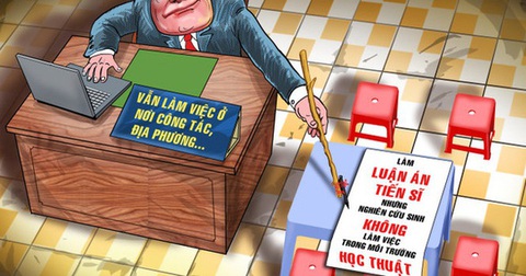 Nhức nhối luận án tiến sĩ: hệ quả của giáo sư... biết tuốt - Ảnh 1. Nhức nhối luận án tiến sĩ: hệ quả của giáo sư... biết tuốt - Ảnh 1.