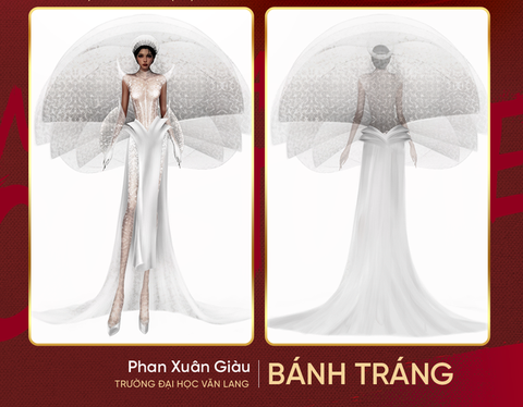 Bánh tráng, chiếu Cà Mau, ve chai... vô thiết kế trang phục dân tộc Hoa hậu hoàn vũ Việt Nam 2022 - Ảnh 8. Bánh tráng, chiếu Cà Mau, ve chai... vô thiết kế trang phục dân tộc Hoa hậu hoàn vũ Việt Nam 2022 - Ảnh 8.